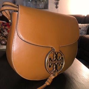 New without tags Miller Metal Logo Small Saddle Bag